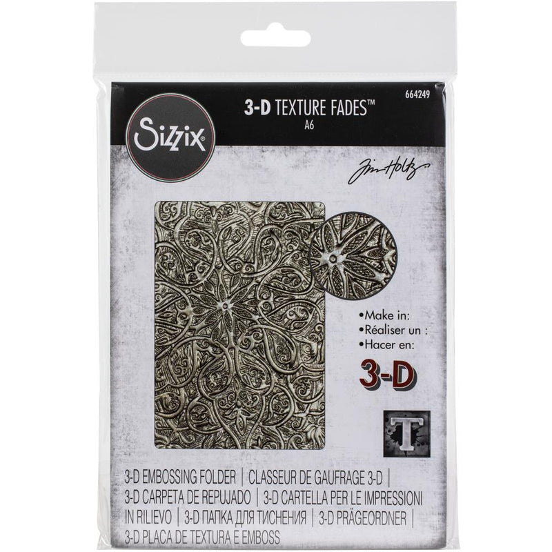 Sizzix 3-D Texture Fades - Engraved, 664249 by Tim Holtz (Copy)