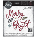 Sizzix Thinlits Die Set  - Merry & Bright, 664739 by: Tim Holtz