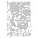 Sizzix Thinlits Dies - Santa Greetings Colorize, 666338 by Tim Holtz