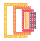 Sizzix Fanciful Framelits Die Set  - Renee Deco Rectangles, 666553 by Stacey Park