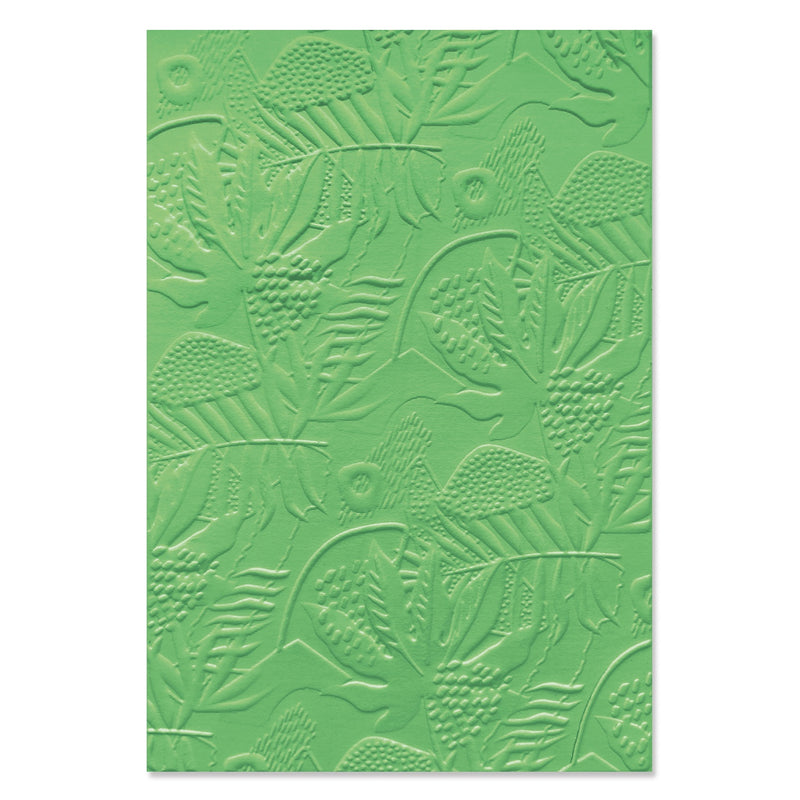 Sizzix 3-D Textured Impressions Embossing Folder - Jungle Textures, 666605 by Catherine Pooler