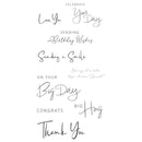 Sizzix Clear Stamps Set 14PK – Daily Sentiments