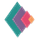 Sizzix Fanciful Framelits Die Set - Katy Deco Diamonds, 666652 by Stacey Park