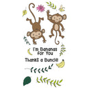 Sizzix Clear Stamps Set 15PK – Going Bananas, 666653 by Catherine Pooler