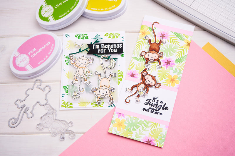 Sizzix Clear Stamps Set 15PK – Going Bananas, 666653 by Catherine Pooler