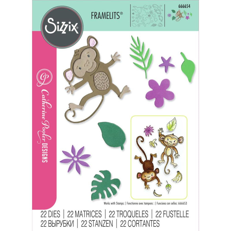 Sizzix Thinlits Die Set 22PK – Going Bananas