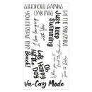 Sizzix Clear Stamps Set 10PK – Va-Cay Mode, 666657 by Catherine Pooler