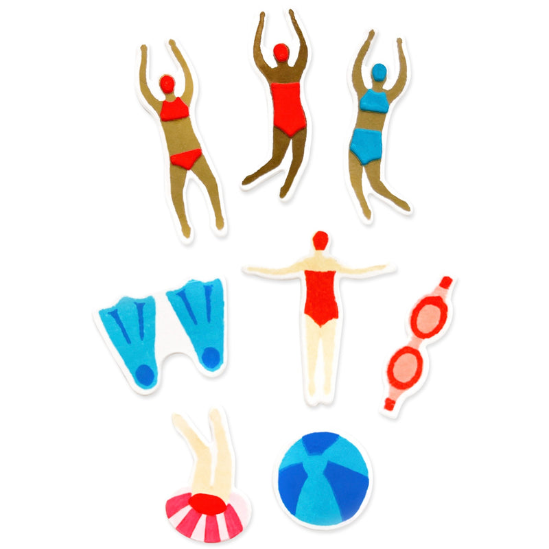 Sizzix Framelits Die Set 20PK - Synchronized Swimmers