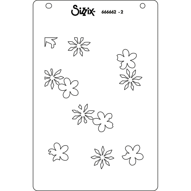 Sizzix A6 Layered Stencils 4PK – It’s A Jungle Out There, 666662 by Catherine Pooler