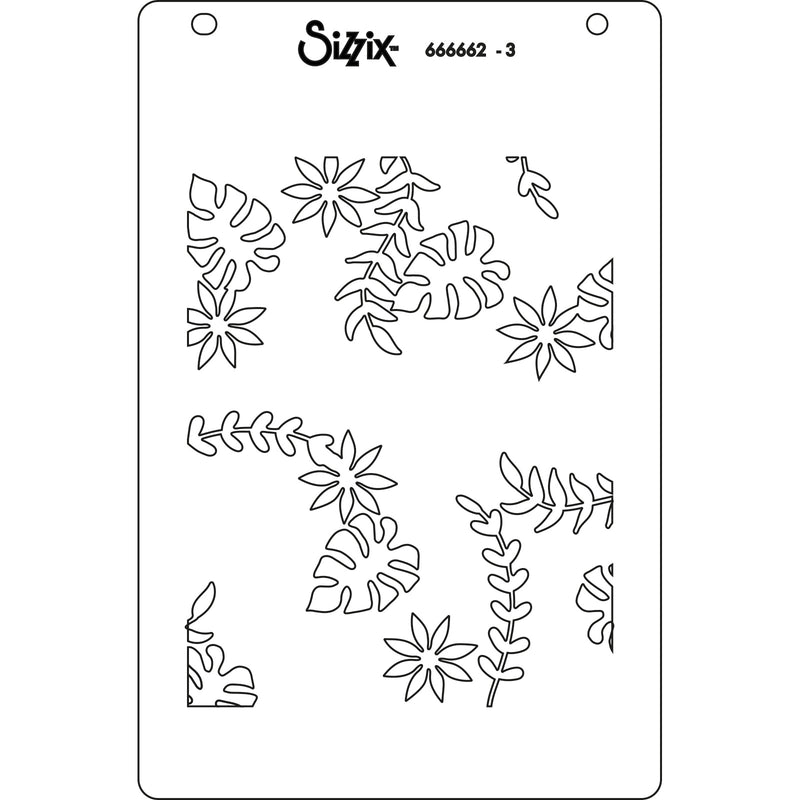 Sizzix A6 Layered Stencils 4PK – It’s A Jungle Out There, 666662 by Catherine Pooler