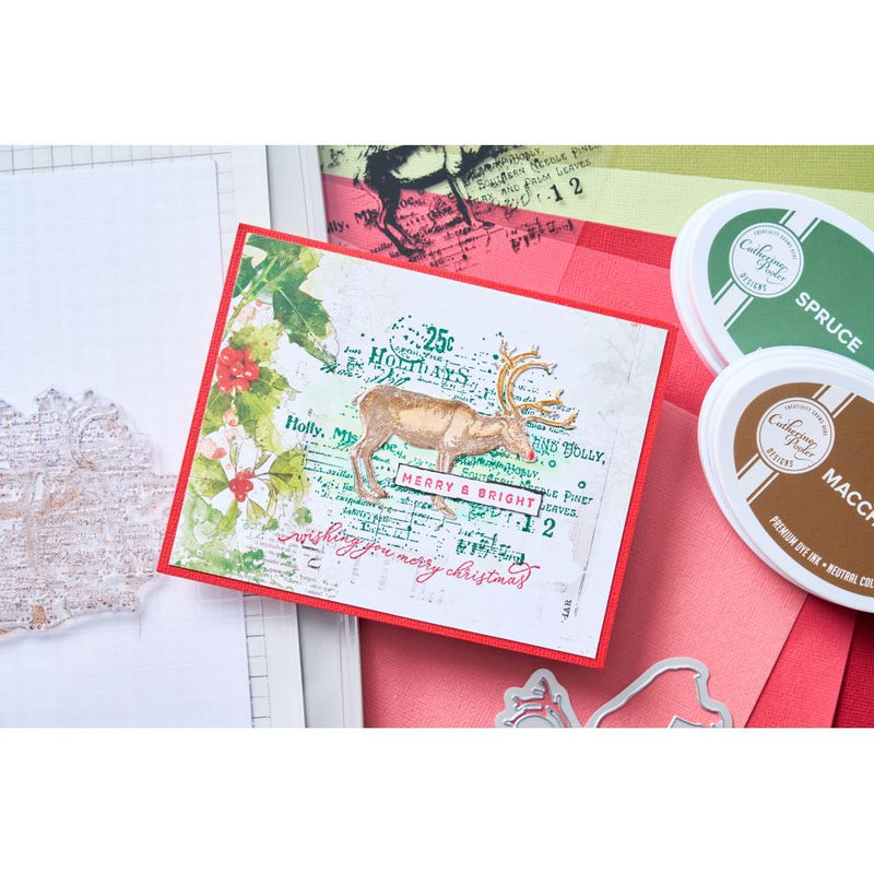 49 & Market Stamps w/Framelits - Reindeer Mix Cluster, 666713 by Sizzix