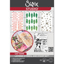 Sizzix Studio -  Clear Stamp & Stencil Set - Feed Your Soul, 666755 by Cat Kerr