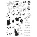 Sizzix Clear Stamps 29PK w/12PK Framelits - Play Time, 666812 by 49 and Market