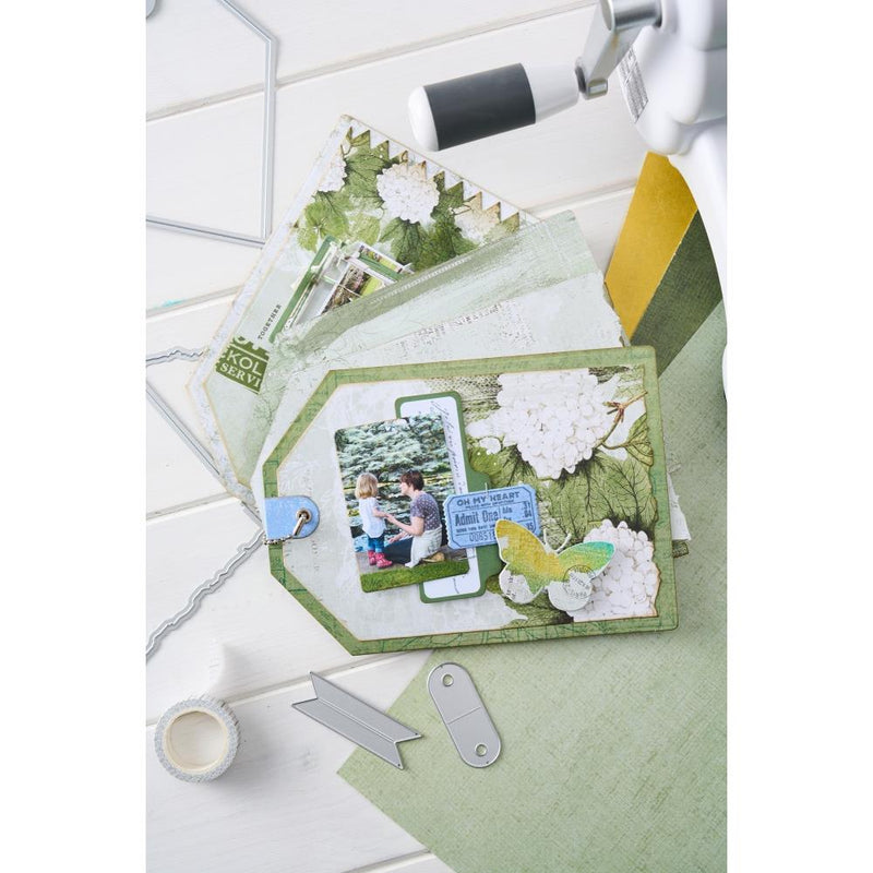 Sizzix Thinlits Snap & Swap Set - Large Tags, 666826 by 49 & Market