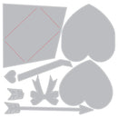 Sizzix Vault Side-Order Thinlits/Texture Fade - Love Notes, 666860 by: Tim Holtz