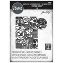 Sizzix Multi-Level A6 Texture Fades - Vault Airmail, 666869 by Tim Holtz