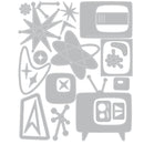 Sizzix Thinlits Die Set - Vault Atomic Retro, 666875 by: Tim Holtz