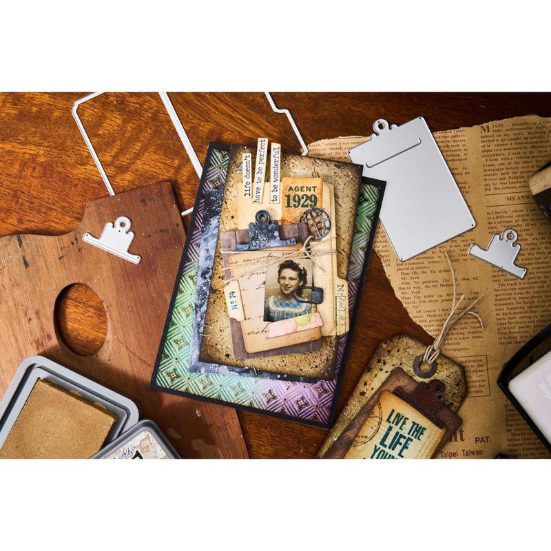 Sizzix Thinlits Die Set - Vault Noteworthy, 666876 by: Tim Holtz