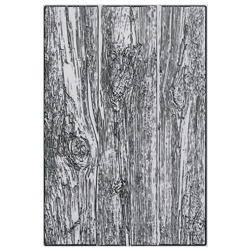 Sizzix 3-D Texture Fades Embossing Folder - Lumber Large/A5, 666884 by Tim Holtz