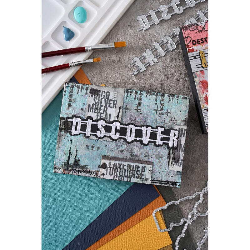Coming Soon - Sizzix Thinlits 28PK Die Set - Word Wafers