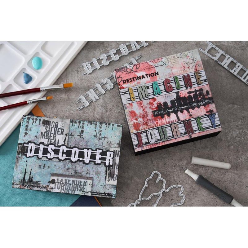 Coming Soon - Sizzix Thinlits 28PK Die Set - Word Wafers