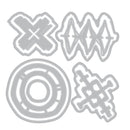 Sizzix Thinlits 6PK Die Set - Roundabouts, 666907 by Seth Apter