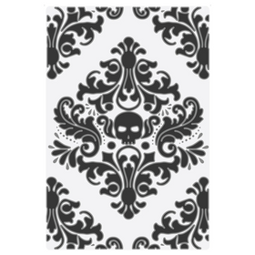 Sizzix Multi-Level A6 Texture Fades - Vault Skull Damask, 666912 by Tim Holtz
