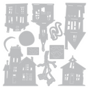 9/01- Sizzix Thinlits Die Set - Vault Ghost Town, 666915 Tim Holtz