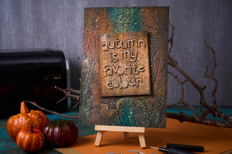 On order - Sizzix 3-D Texture Fades Embossing Folder - Foliage Large/A5, 666916 by Tim Holtz
