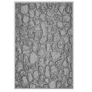 Sizzix 3-D Texture Fades EF - Cobblestone Large/A5, 666959 by Tim Holtz