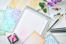 Sizzix Studio Stencils - Backgrounds, 667004 by Willow Wolfe