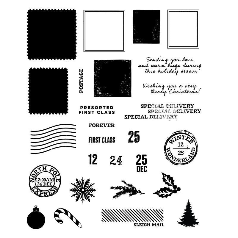 Sizzix - Stamps & Framelits - Special Delivery, 667009 by 49 & Market