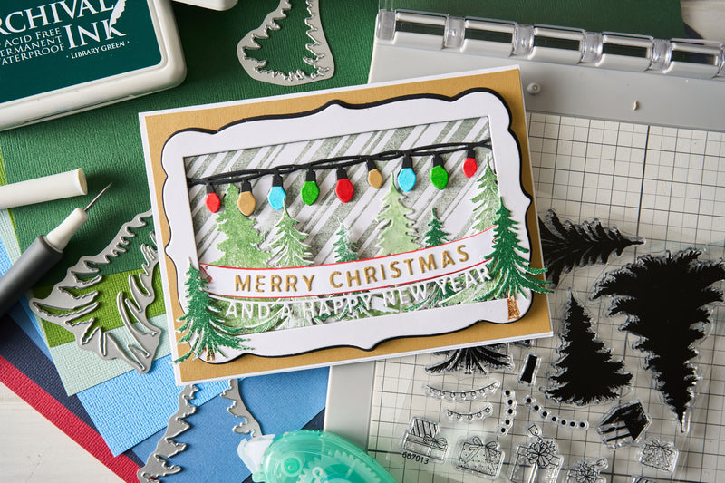 Sizzix Clear Stamp Set - Candy Stripes, 667010 by 49 & Market