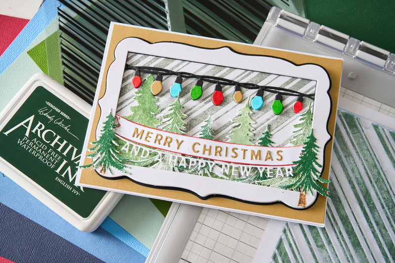 Sizzix Clear Stamp Set - Candy Stripes, 667010 by 49 & Market