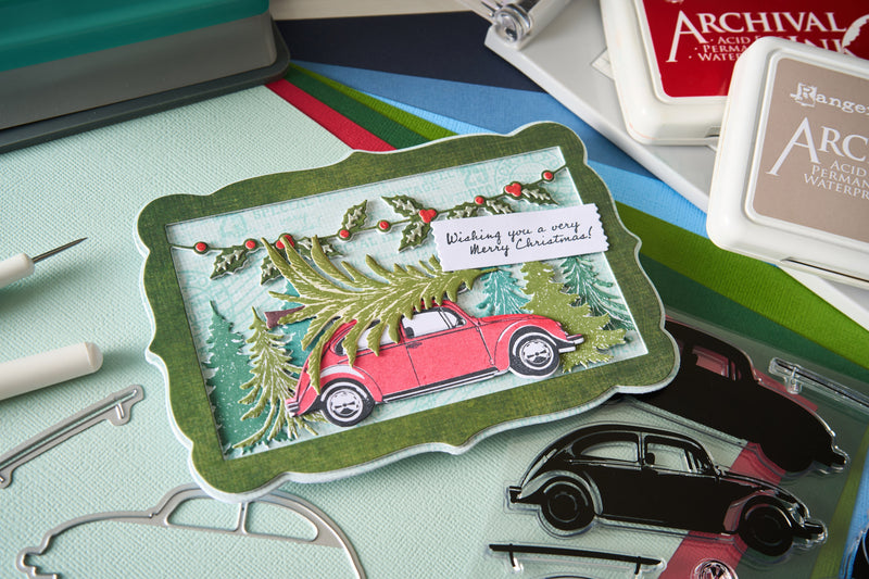 Sizzix - Stamps & Framelits - Journey Home, 667012 by 49 & Market