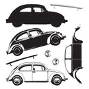 Sizzix - Stamps & Framelits - Journey Home, 667012 by 49 & Market