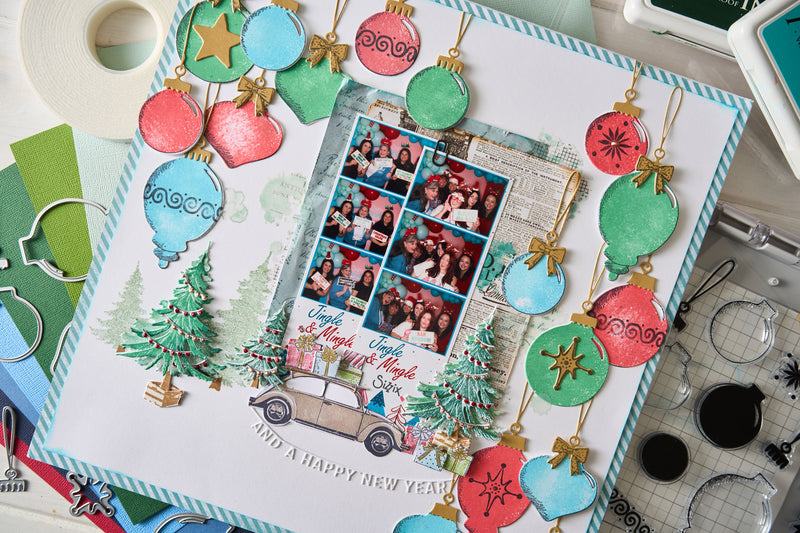 Sizzix - Stamps & Framelits - Journey Home, 667012 by 49 & Market