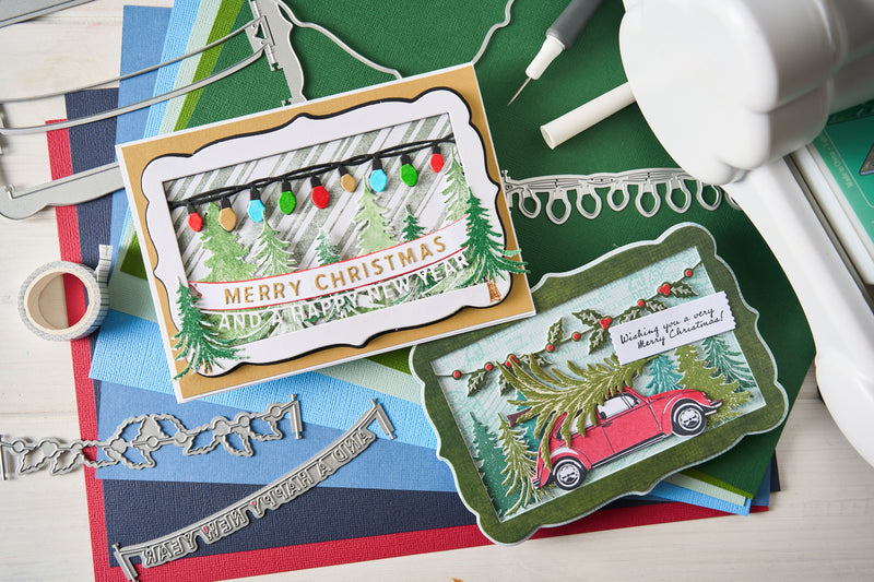 Sizzix - Stamps & Framelits - Journey Home, 667012 by 49 & Market