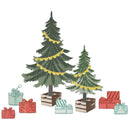 Sizzix - Stamps & Framelits - Trees & Trinkets. 667013 by 49 & Market