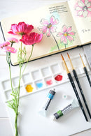 Sizzix Studio - Media Mat With Palette & Brush Holder, 667034 by Willow Wolfe