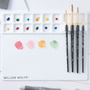 Sizzix Studio - Media Mat With Palette & Brush Holder, 667034 by Willow Wolfe