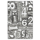 Sizzix 3-D Texture Fades EF - Numbered Large/A5, 667081 by Tim Holtz