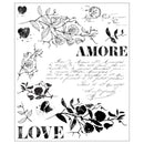 Sizzix Clear Stamp Set - Love Letters, 667094 by Willow Wolfe