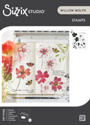 Sizzix Clear Stamp Set - Wild Blooms, 667095 by Willow Wolfe