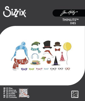 Coming Soon - Sizzix Thinlits Die Set - MINI Accessories Colorize, 667220 Tim Holtz