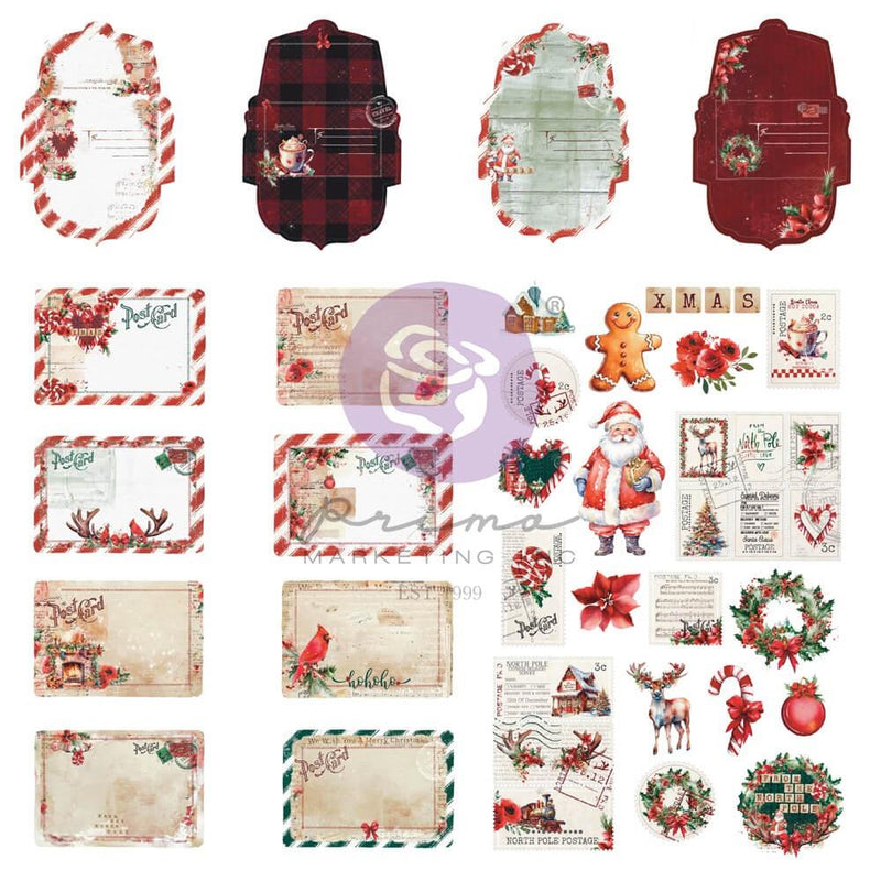 Prima Marketing Postcard Kit - From the North Pole, 670733