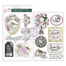 Prima Marketing Serene Petals Chipboard Stickers - Garden Whispers, 671235 by Frank Garcia