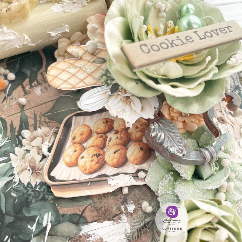 Prima Marketing Paper Flowers, Whisked Garden - The Home Baker, 672713 by: The 3 Girls Tale