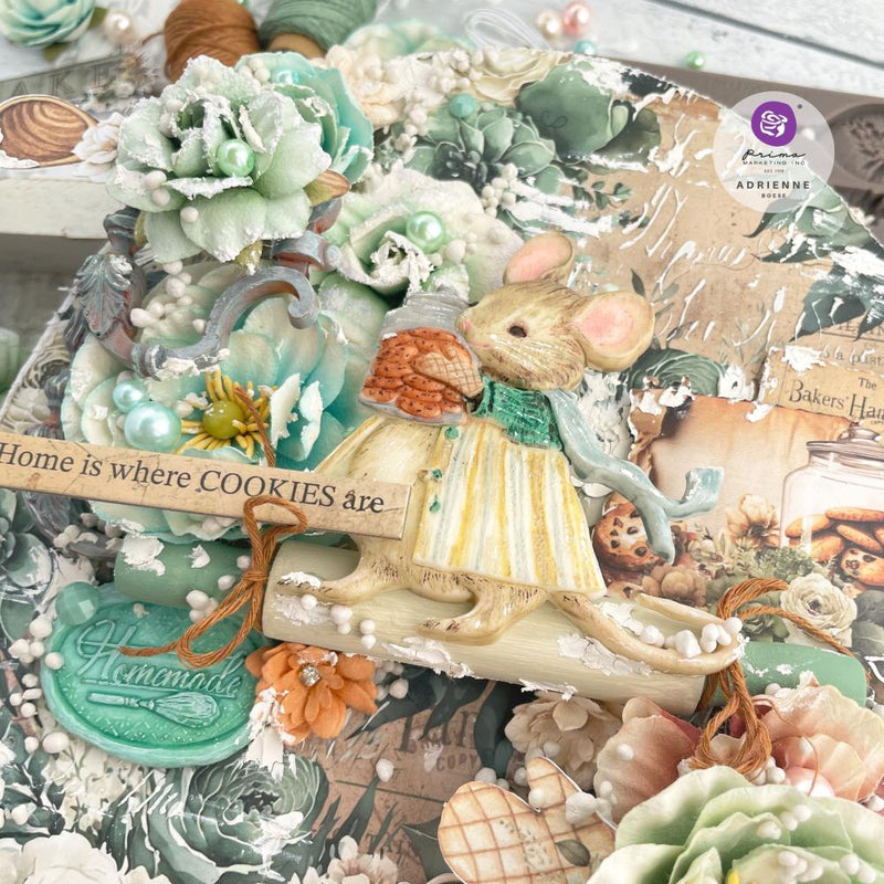 Prima Marketing Paper Flowers, Whisked Garden - The Home Baker, 672713 by: The 3 Girls Tale