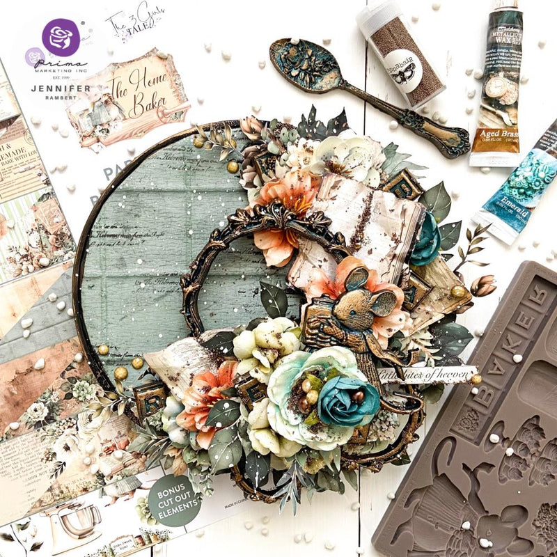 Prima Marketing Paper Flowers, Whisked Garden - The Home Baker, 672713 by: The 3 Girls Tale